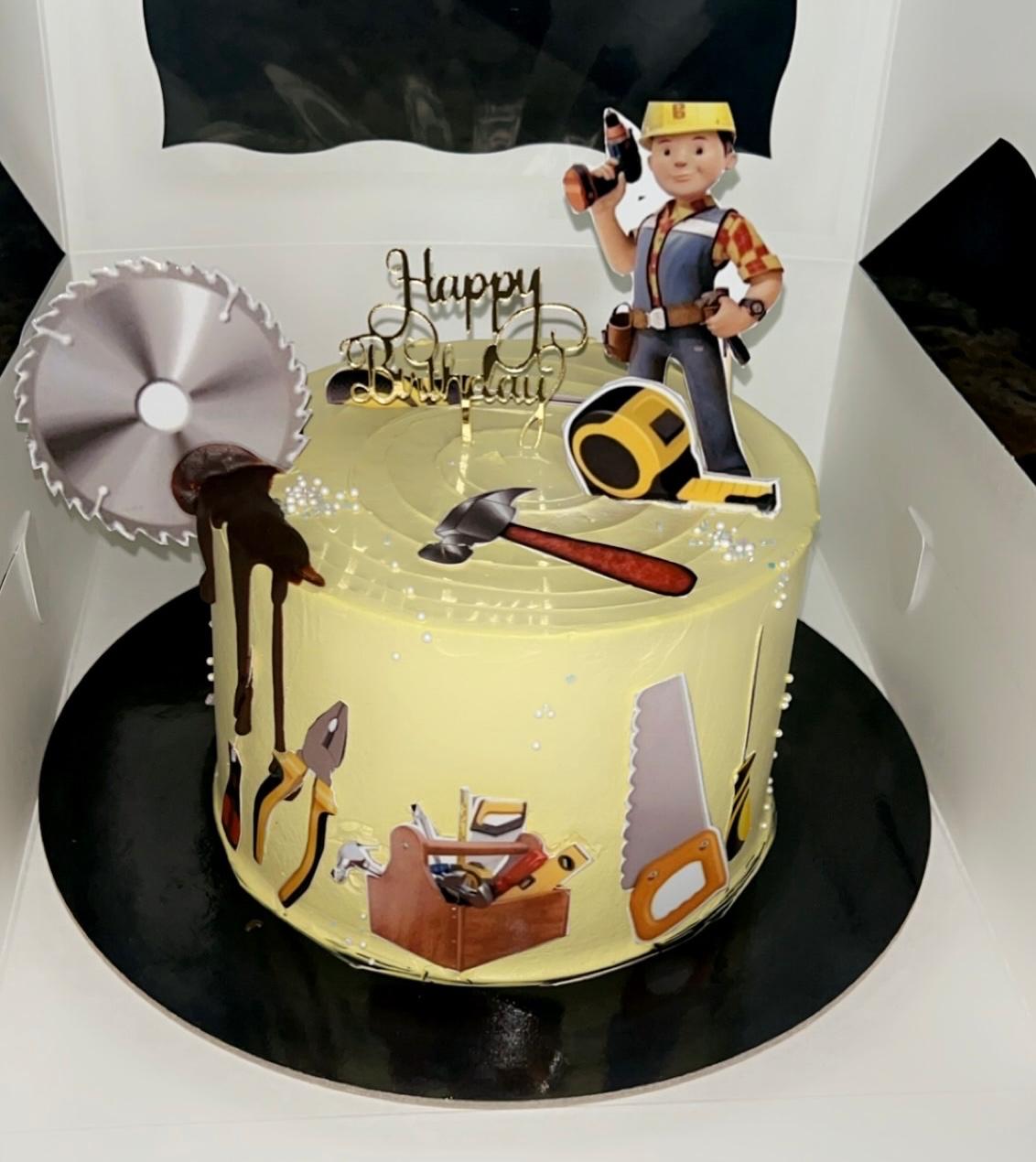 Builder Bob Birthday Cake