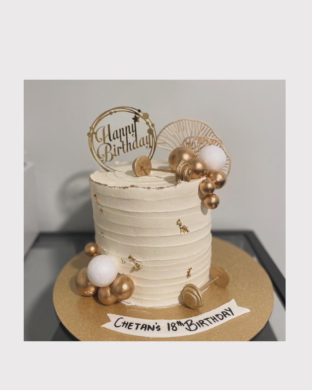 Golden Gains Cake